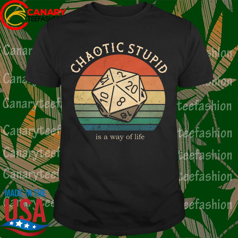 INSPIRED BY D&D "CHAOTIC NEUTRAL KINDA CARE KINDA DON'T" T SHIRT