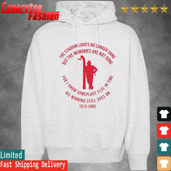 Official The Stadium Lights No Longer Shine But The Memories Are Not Done Shirt Hoodie